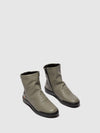 Zip Up Ankle Boots BLER550SOF Sage